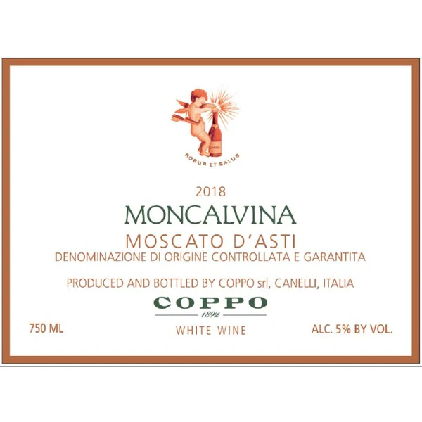 Coppo Moncalvina Moscato D'Asti DOCG Moscato 750ml