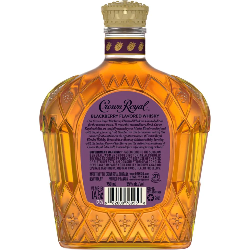 Crown Royal Blackberry Flavored Whisky - Image 5