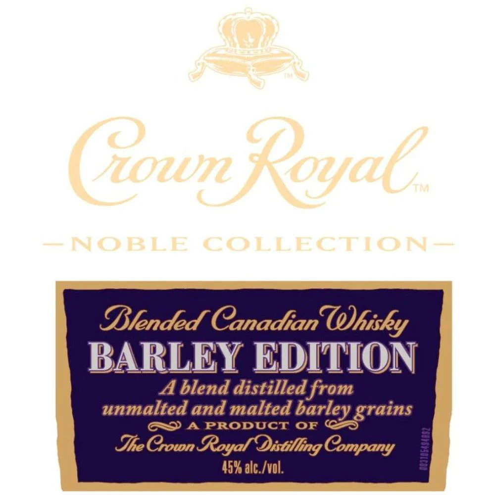Crown Royal Noble Collection Barley Edition Canadian Whisky 750ml - Image 3
