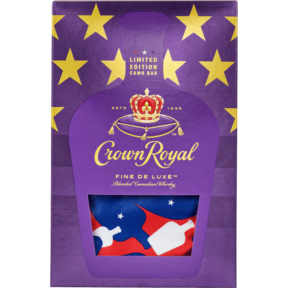 Crown Royal Whisky Limited Edition Camo Bag 750ml - Image 2