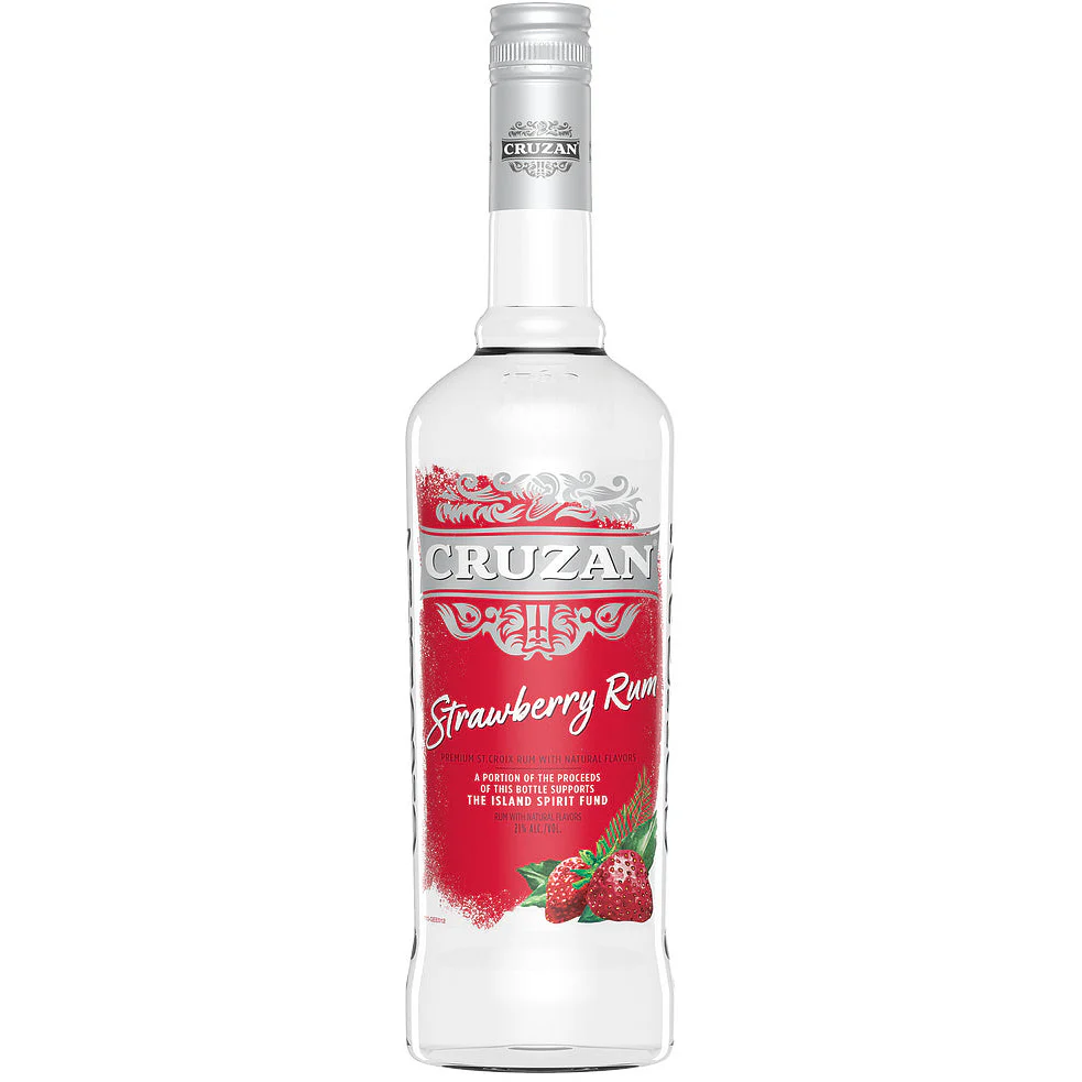 Cruzan Strawberry Flavored Rum 750 ml