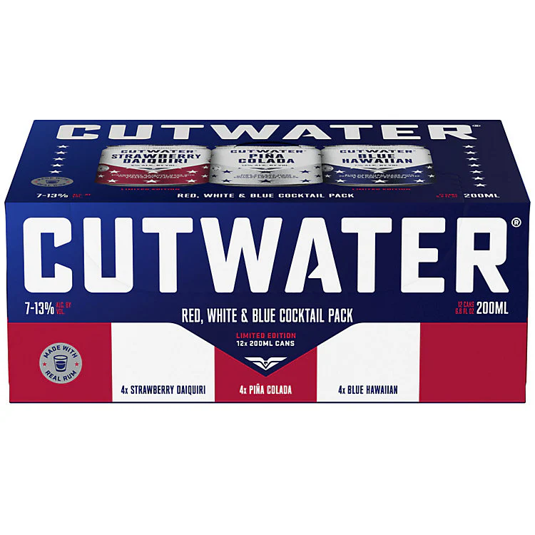 Cutwater Red, White & Blue Variety 12 Pack - Image 2