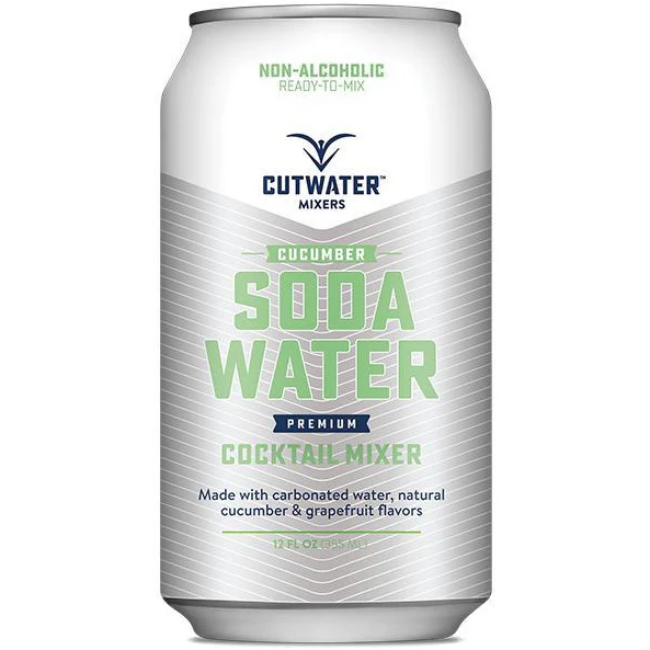 Cutwater Spirits Cucumber Soda Water Mixer 4pk