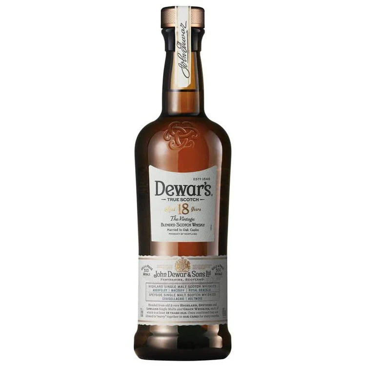Dewar's Blended Scotch The Vintage 18 Yr