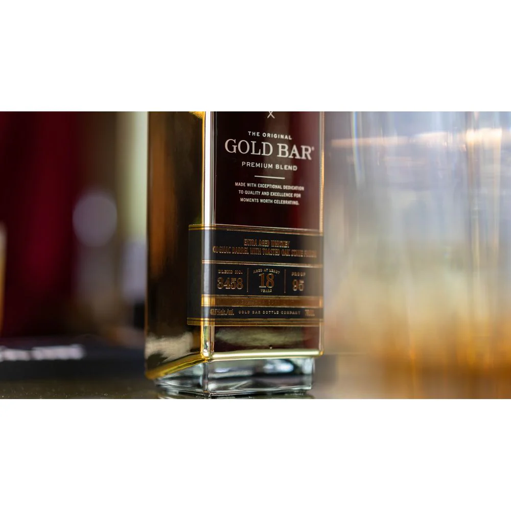 Gold Bar Blended American Whiskey Diamond Edition Cognac Barrel With Toasted Oak Finish 18 Year - Image 5