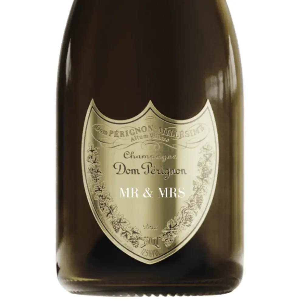 Dom Pérignon Brut Champagne "MR & MRS" Shield - Image 2