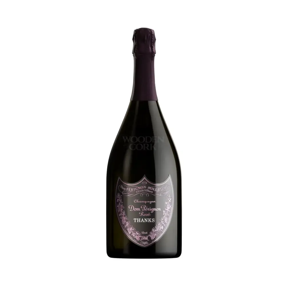 Dom Pérignon Brut Rosé Champagne "THANKS" Shield