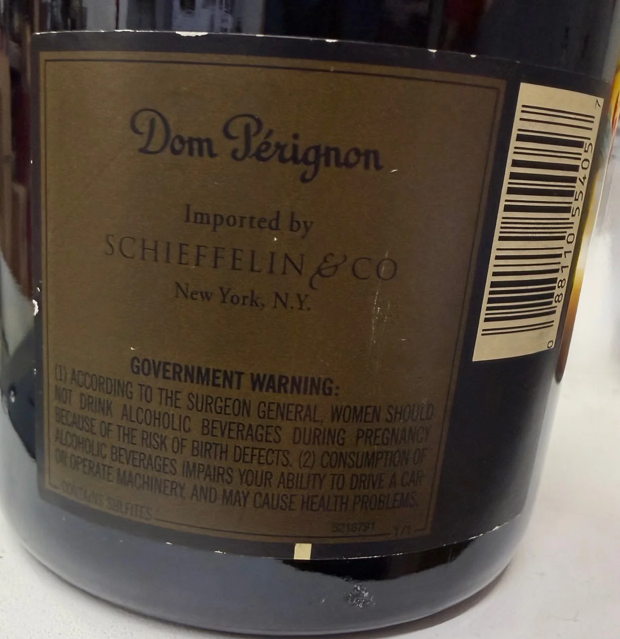 Dom Perignon Champagne VINTAGE 1998 - Image 2