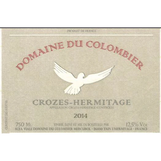 Domaine du Colombier Crozes-Hermitage Rouge Syrah 750ml
