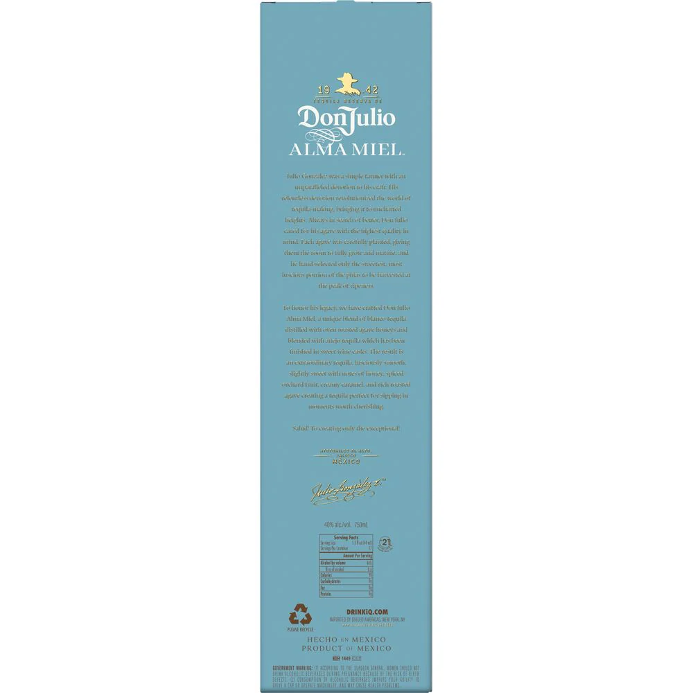Don Julio Alma Miel Joven Tequila (750ml) - Image 3