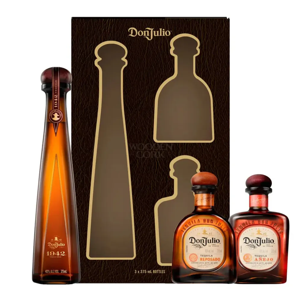Don Julio 1942, Reposado & Añejo Gift Pack 3x375ml - Image 2