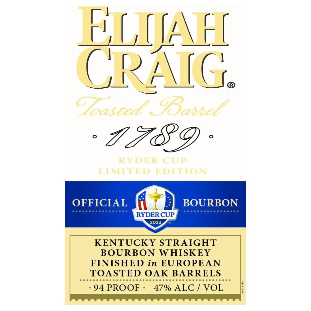 Elijah Craig Ryder Cup 2023 Kentucky Straight Bourbon - Image 2