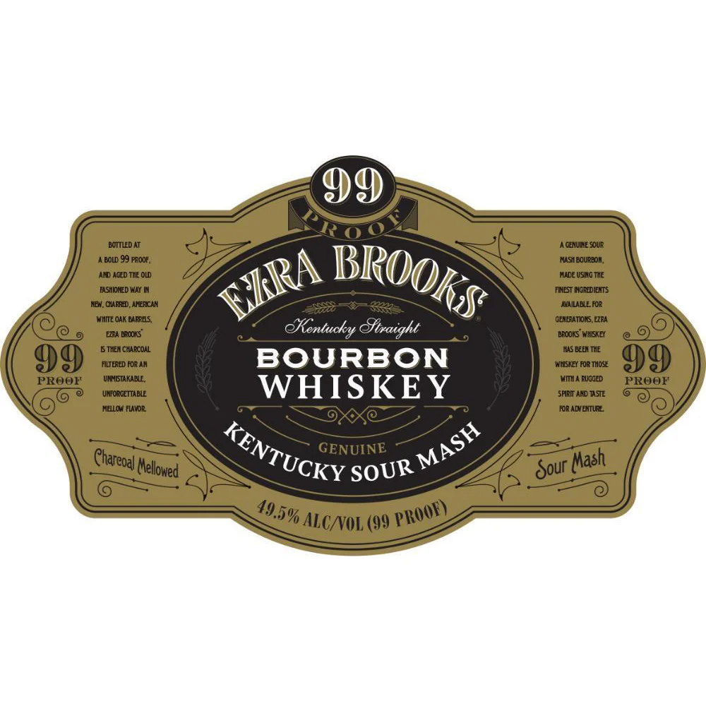 Ezra Brooks 99 Proof Bourbon - Image 2