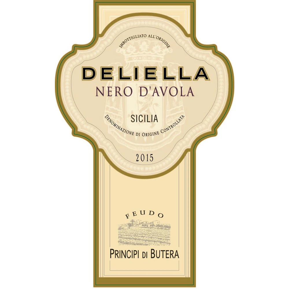 Feudo Principi Di Butera Deliella Sicily Nero D'Avola 750ml
