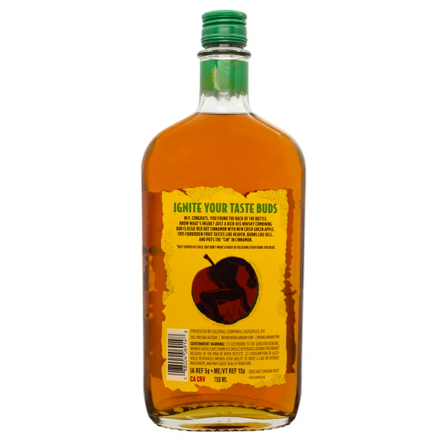 Fireball Blazin’ Apple Whisky 750ml - Image 3