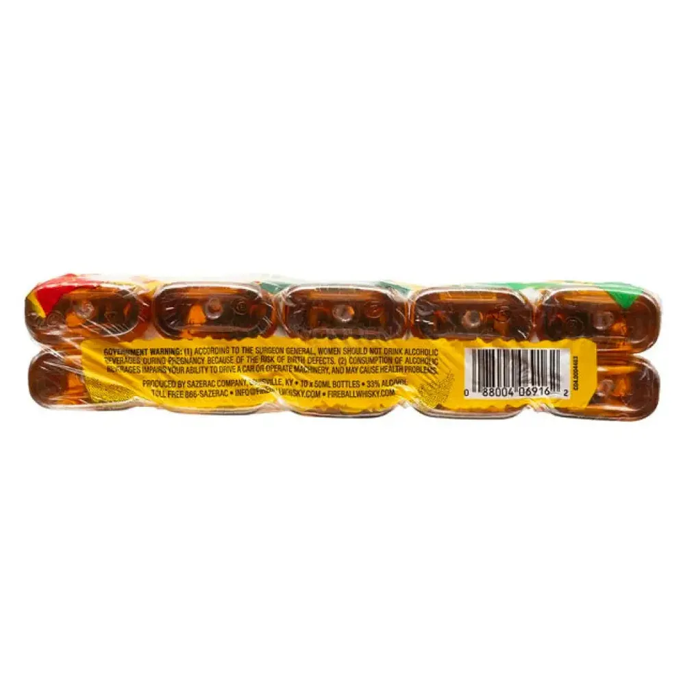 Fireball Blazin’ Apple Whisky 50ml 10 Pack - Image 2