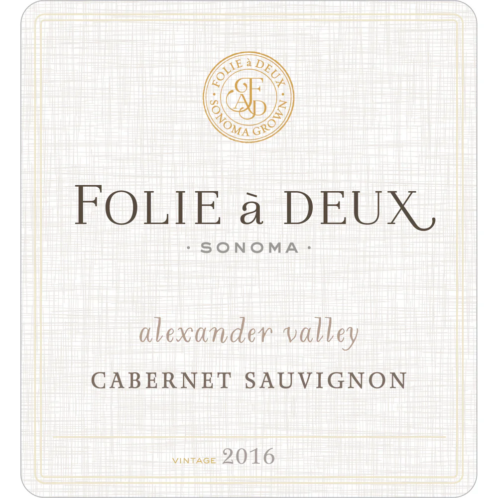 Folie A Deux Alexander Valley Cabernet Sauvignon 750ml