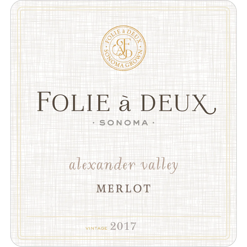 Folie A Deux Alexander Valley Merlot 750ml