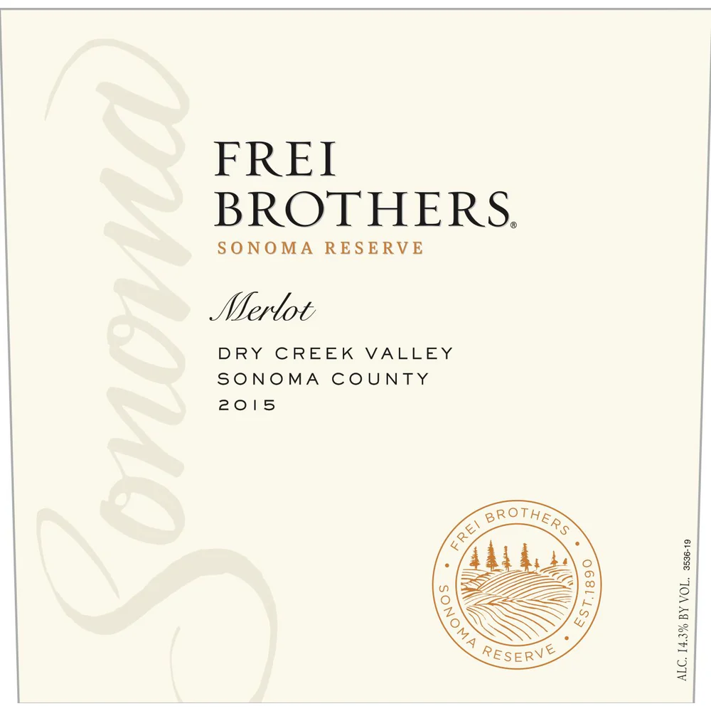 Frei Brothers Sonoma Reserve Dry Creek Valley Merlot 750ml