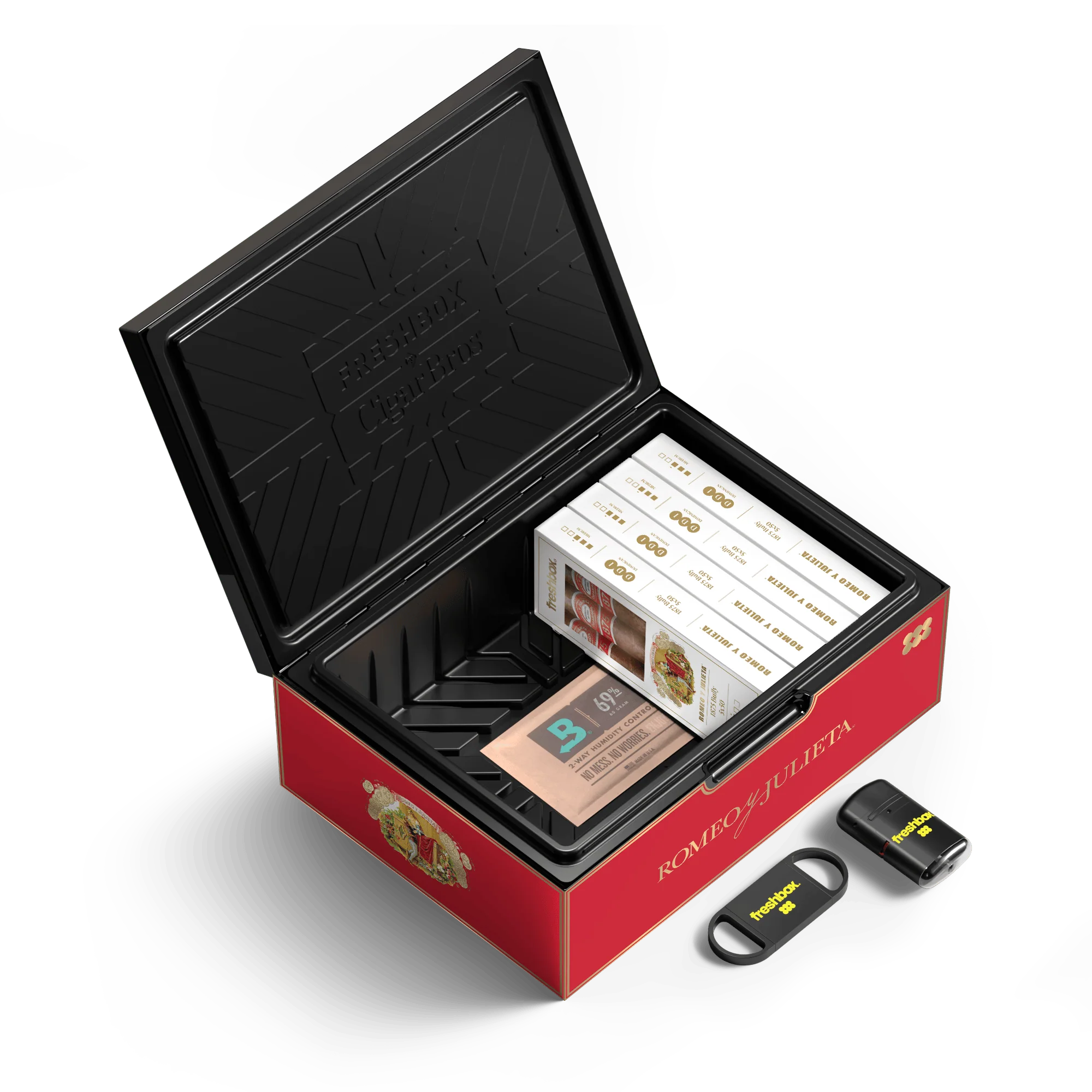 FreshBox Romeo y Julieta 1875 Edition Humidor Starter Kit - Image 4