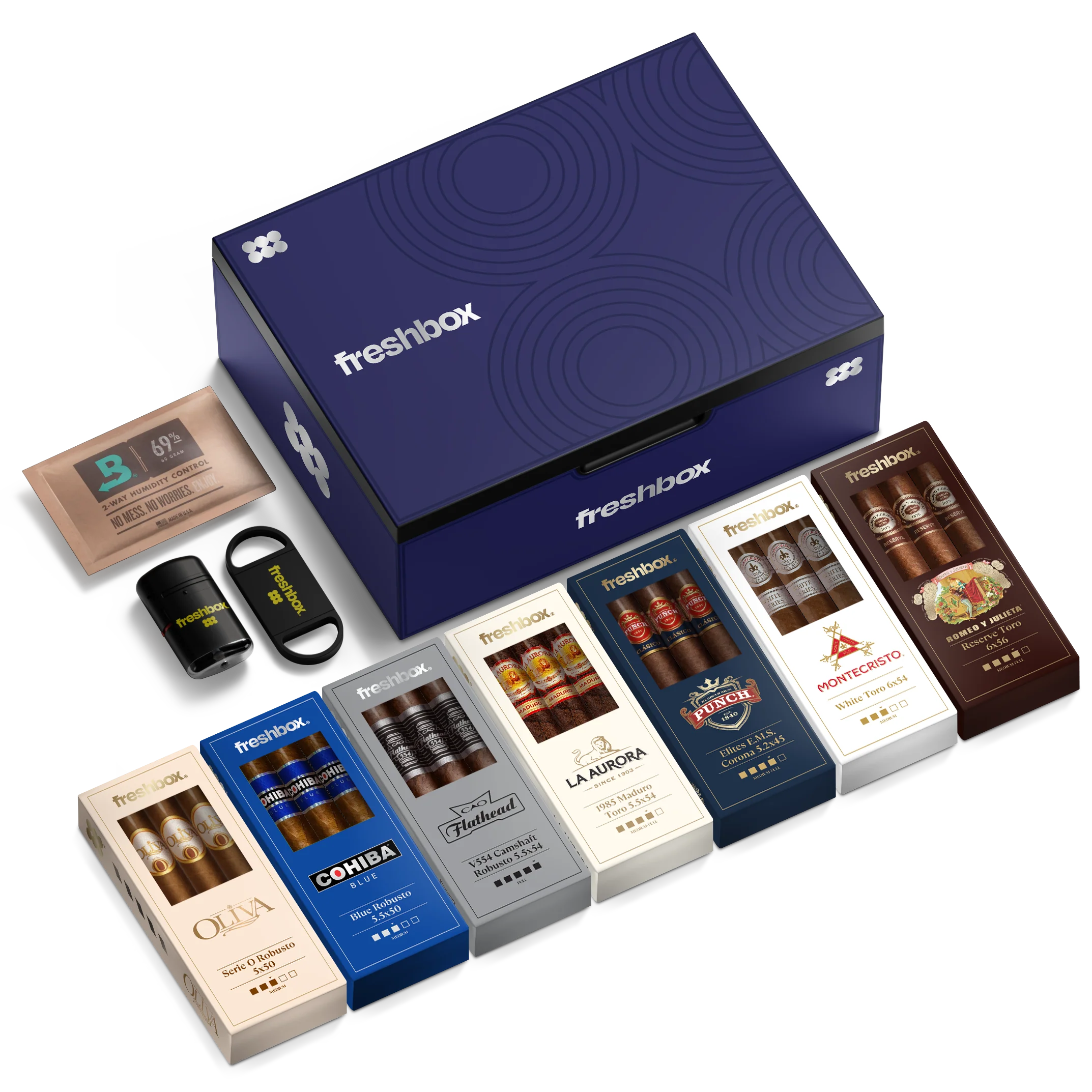 FreshBox Perfect For Dads Cigar Starter Kit
