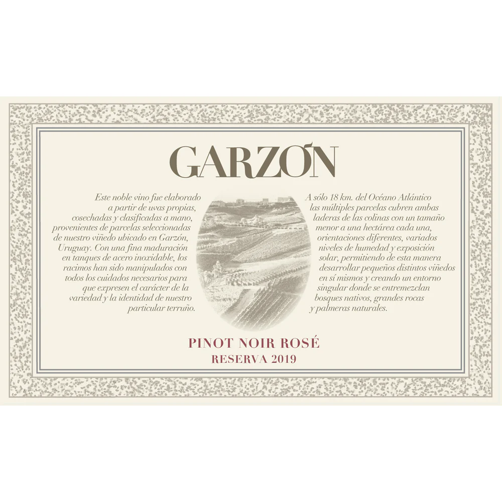 Garzon Uruguay Reserve Pinot Noir Rose 750ml