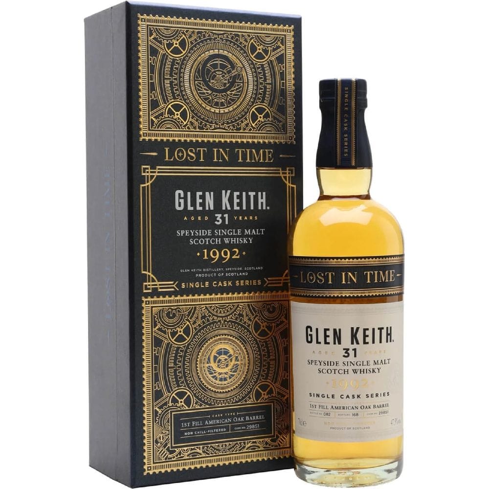 Glen Keith Single Malt Scotch Whiskey Speyside 31 Year 97.8 Proof