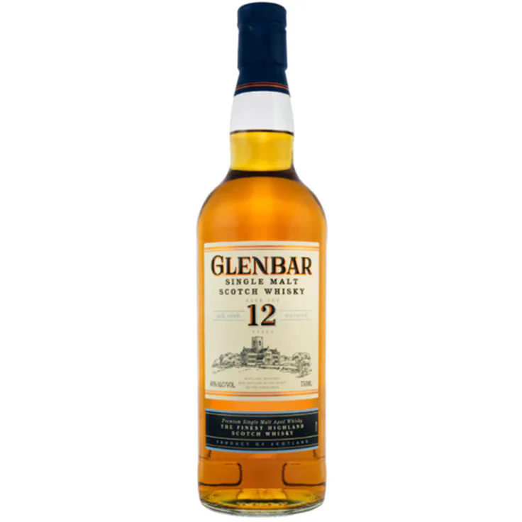 Glenbar 12 Year Old Single Malt Scotch