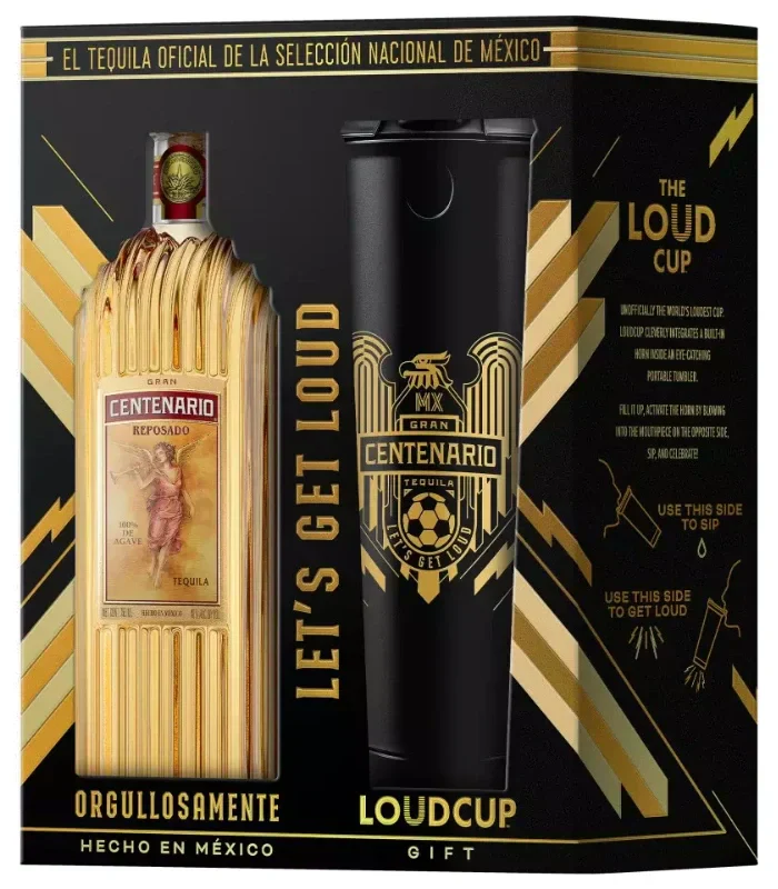 Gran Centenario Reposado Tequila Loud Cup Gift Set