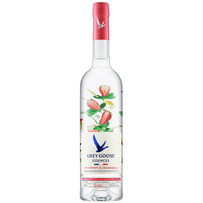 Grey Goose Strawberry & Lemongrass Flavored Vodka Essences