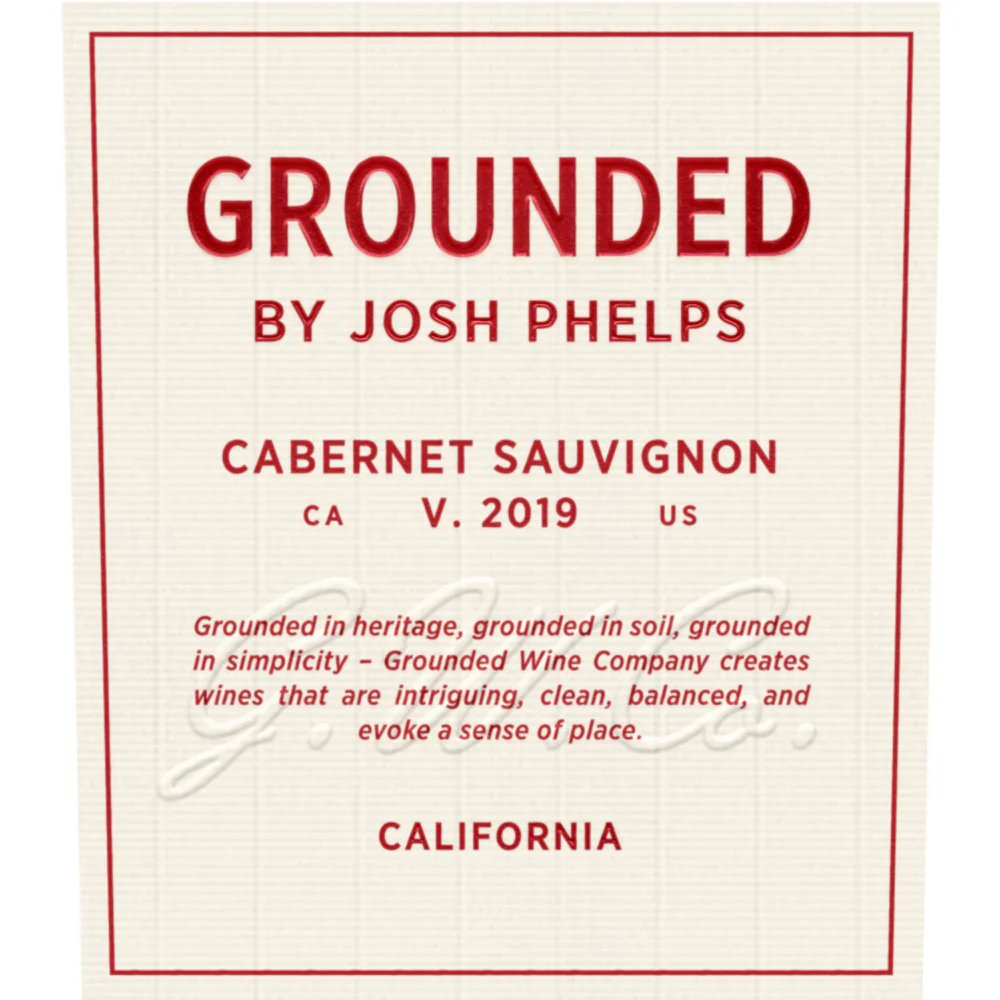 Grounded by Josh Phelps California Cabernet Sauvignon 750ml