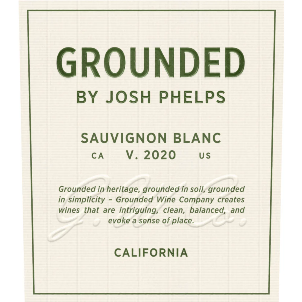 Grounded by Josh Phelps California Sauvignon Blanc 750ml