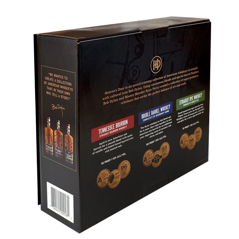 Heaven's Door Trilogy Set Bourbon, Double Barrel, Rye - Image 3