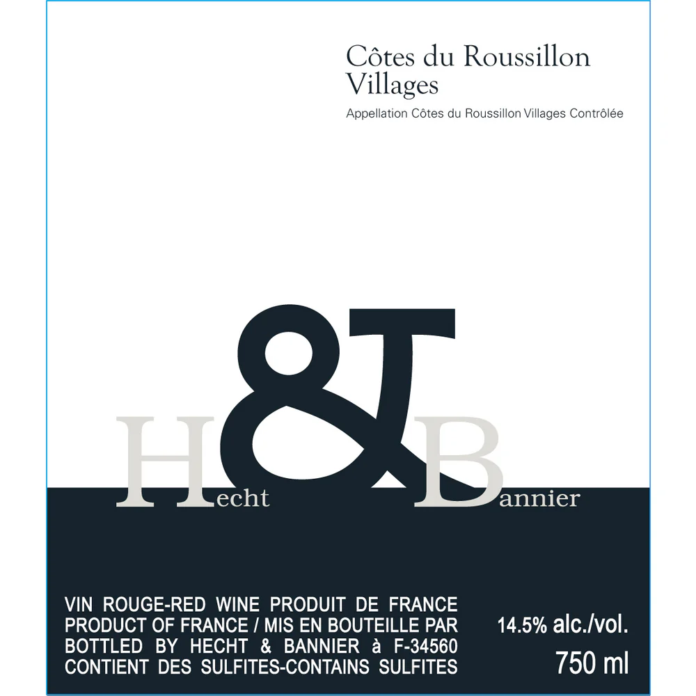 Hecht & Bannier Cotes Du Roussillon Villages Red Blend 750ml