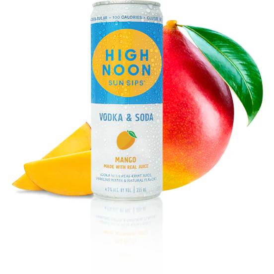 High Noon Sun Sips Mango Vodka Hard Seltzer 4pk