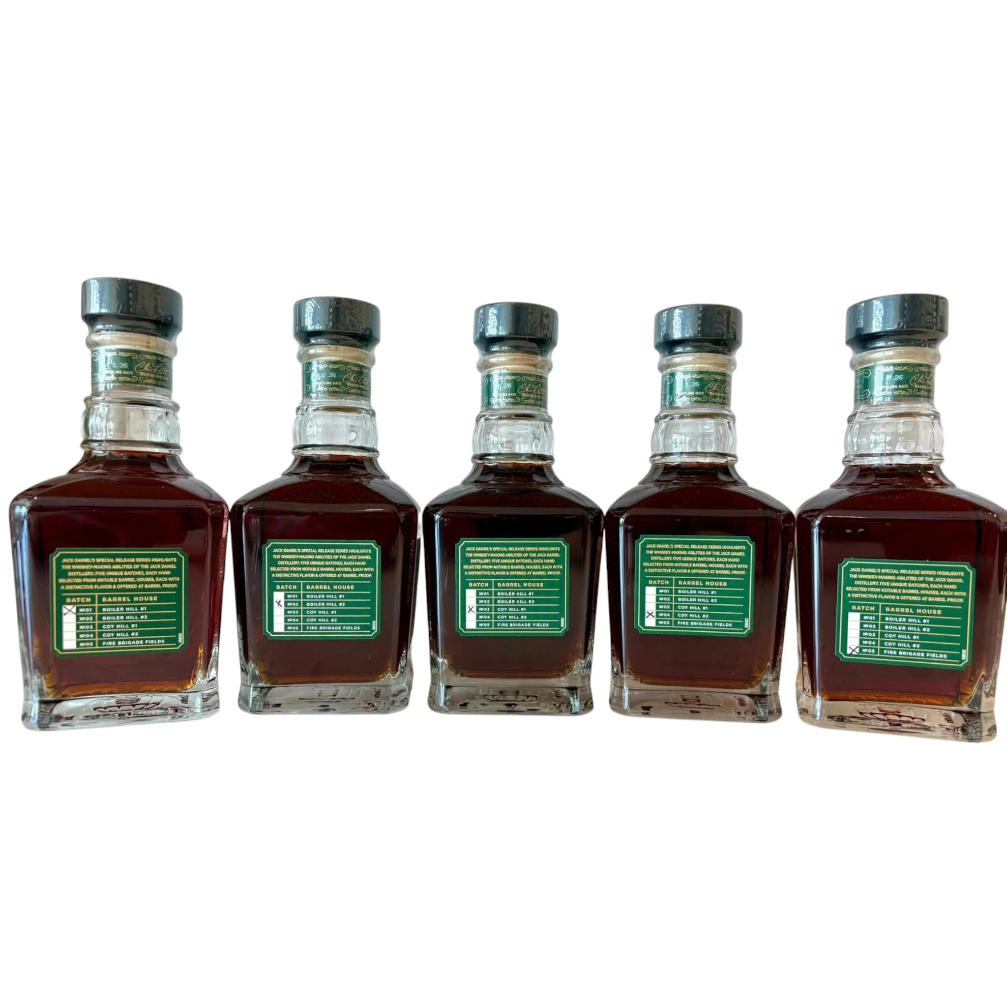 Jack Daniel's 2026 Special Release Small Batch Rye 5 Bottle Set - Image 2