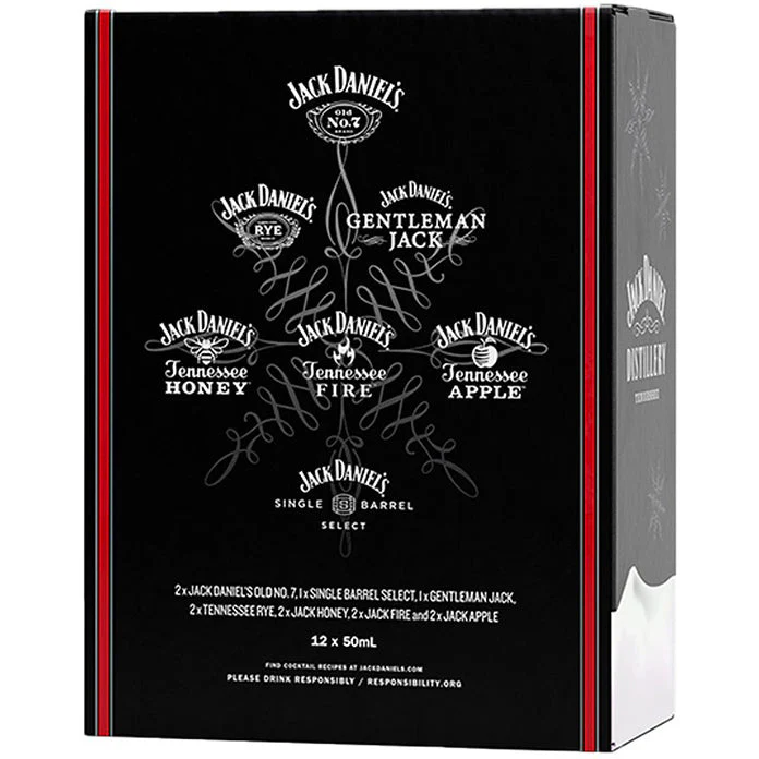 Jack Daniel's Holiday Countdown Calendar 50ml 12 Pack - Image 2