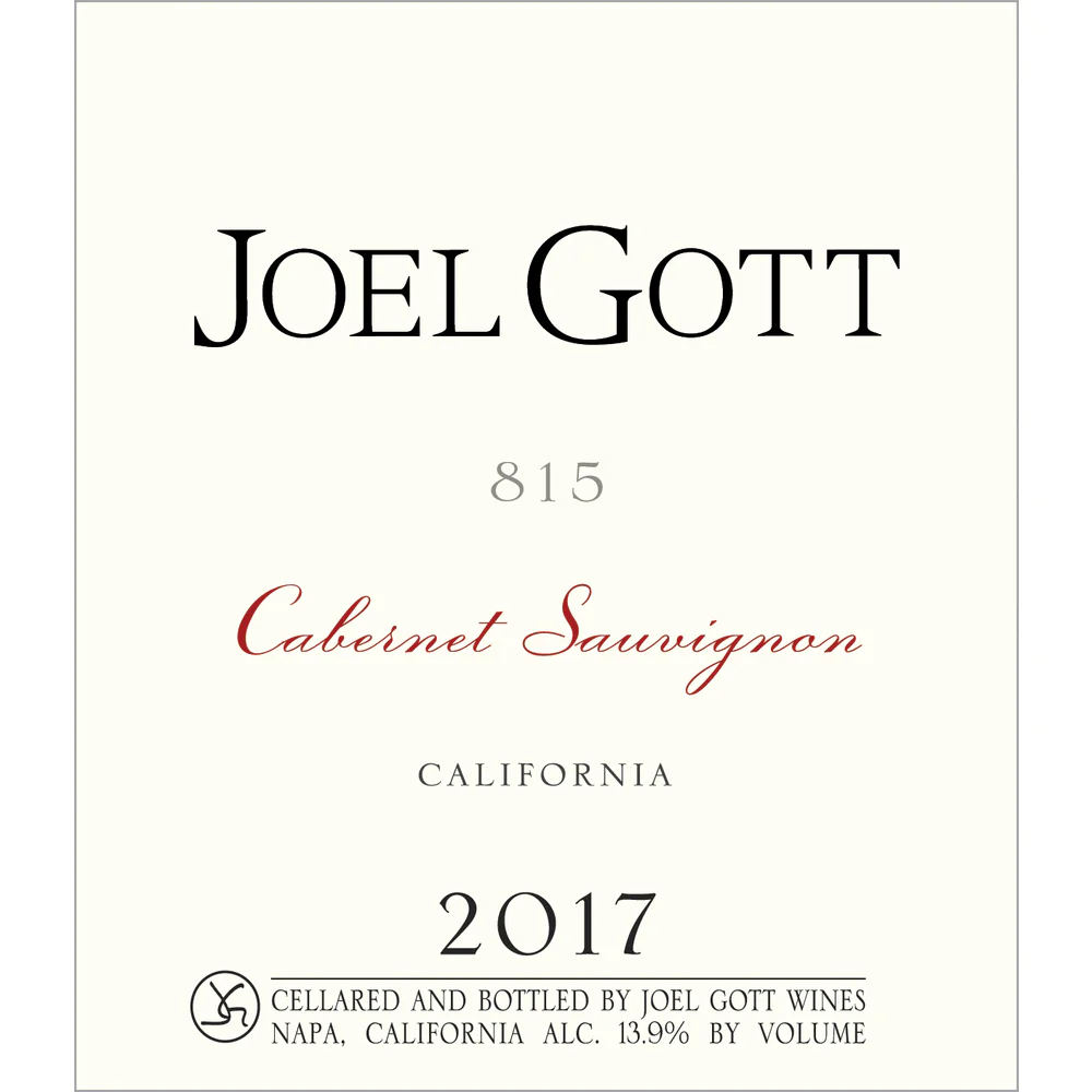 Joel Gott 815 California Cabernet Sauvignon 750ml