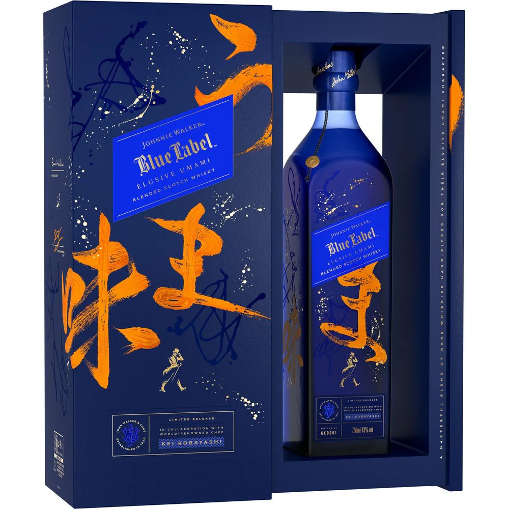 Johnnie Walker Elusive Umami Limited Edition Blue Label Scotch