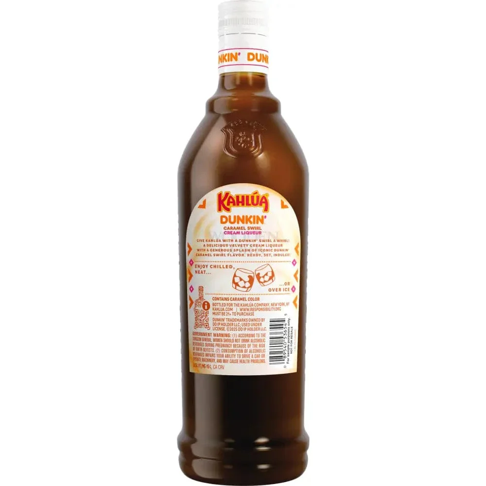Kahlúa Dunkin' Caramel Swirl Cream Liqueur - Image 2
