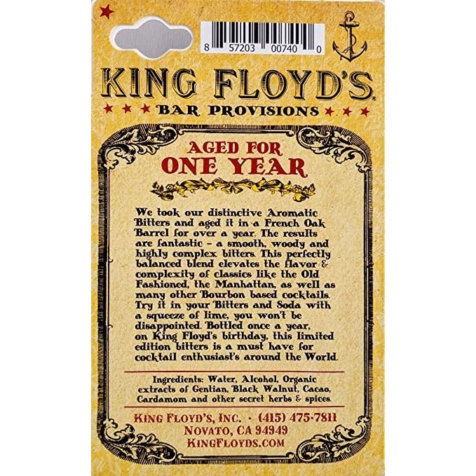 KING FLOYD'S Limited Release Barrel Aged Aromatic Bitters - Image 5
