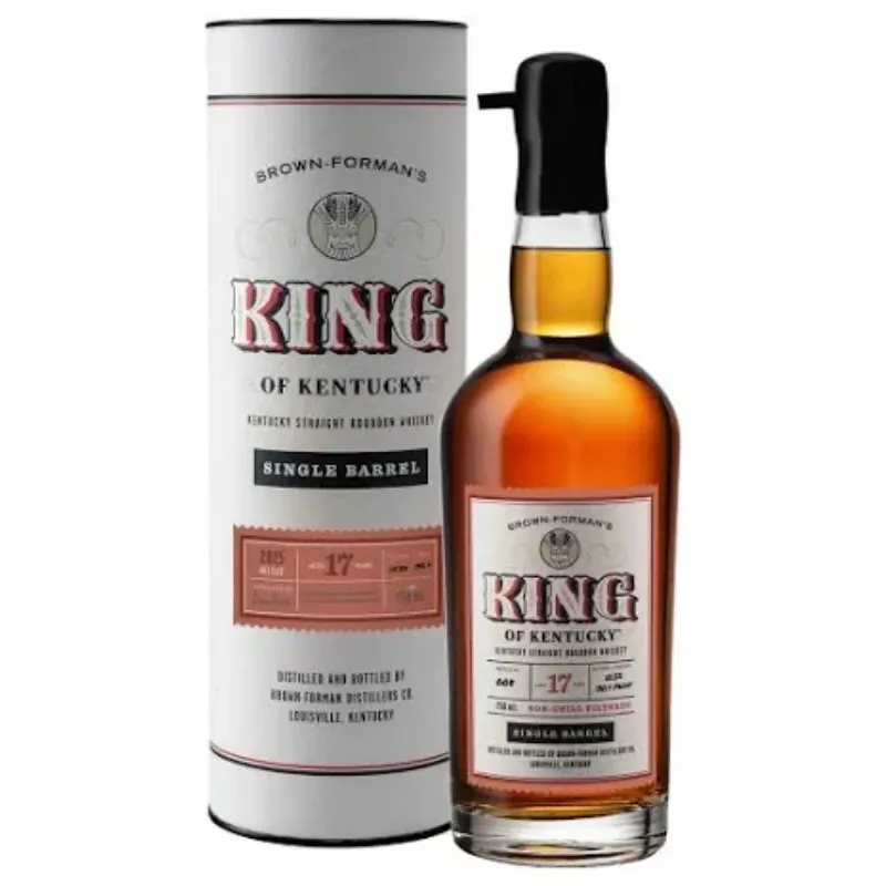 King Of Kentucky 17 Year Old Bourbon 2025 Release Single Barrel #59 127.9 Proof