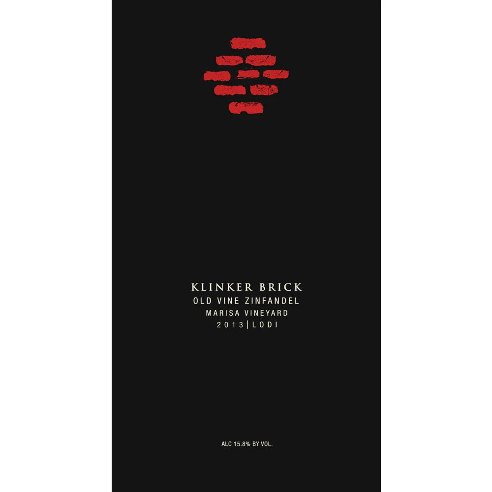 Klinker Brick Old Vine Lodi Marisa Vineyard Zinfandel 750ml