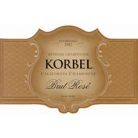 Korbel Sparkling California Champagne Brut Rose 750ml
