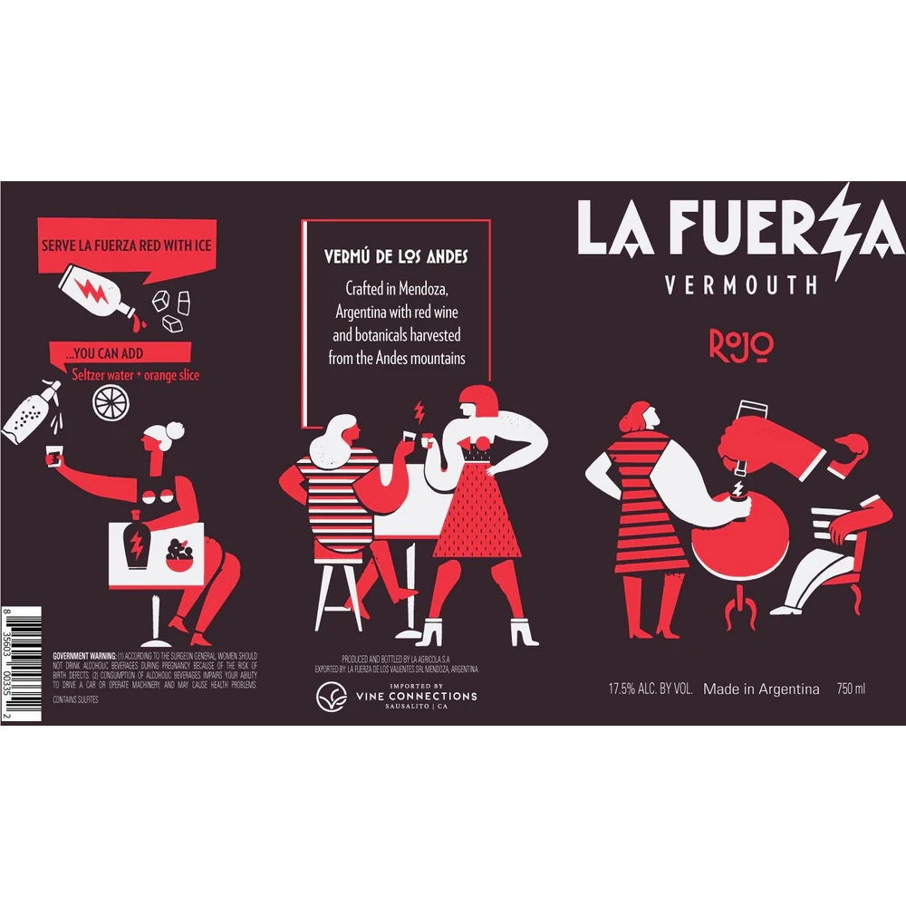 La Fuerza Mendoza Rojo Vermouth 750ml