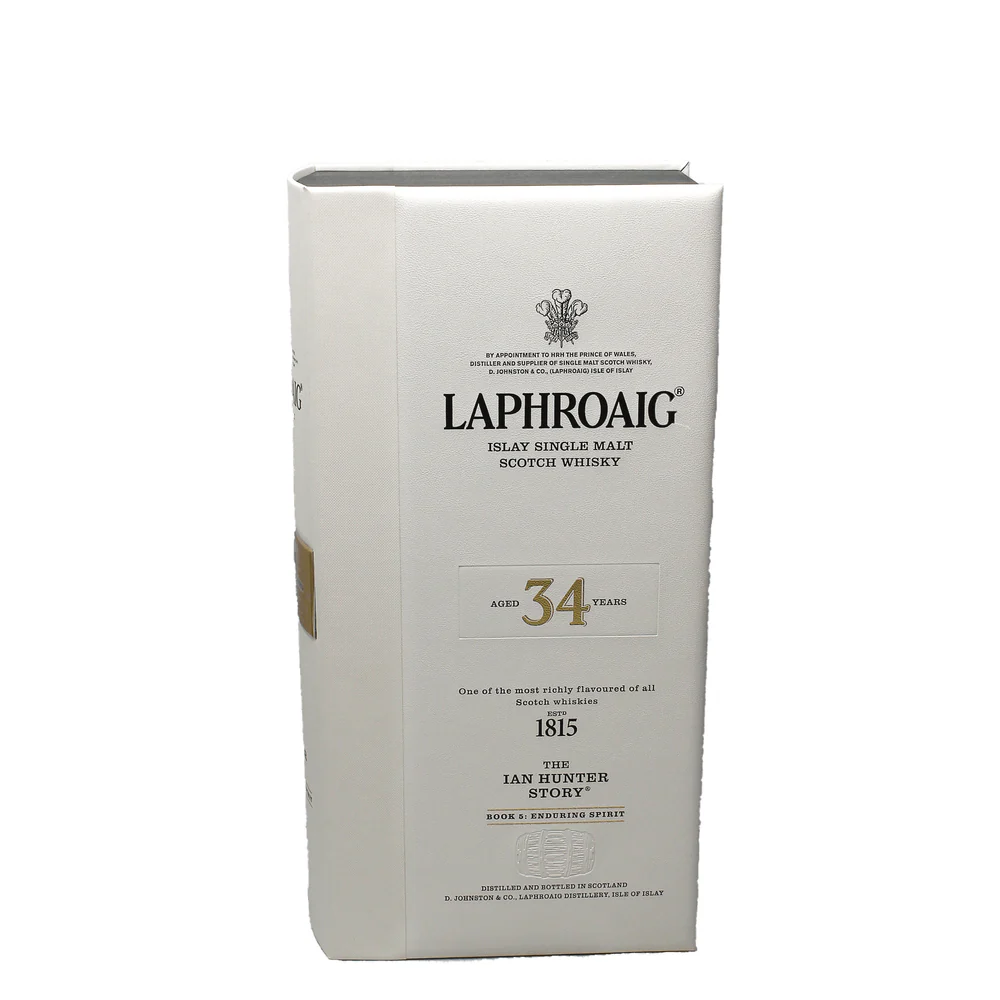 Laphroaig 34 Year The Ian Hunter Book 5: Enduring Spirit Single Malt Scotch Whisky 750ml - Image 2