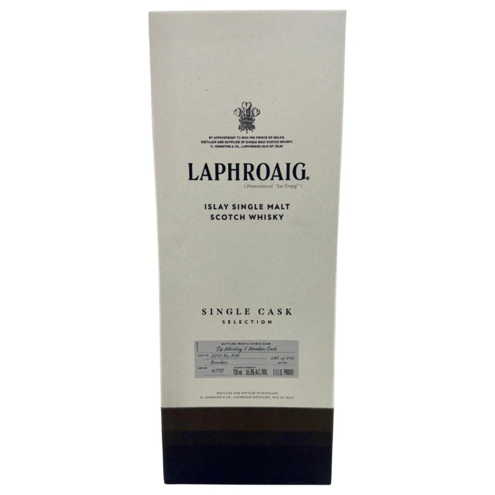 Laphroaig Single Cask Selection by Sip Whiskey X Wooden Cork - Image 4
