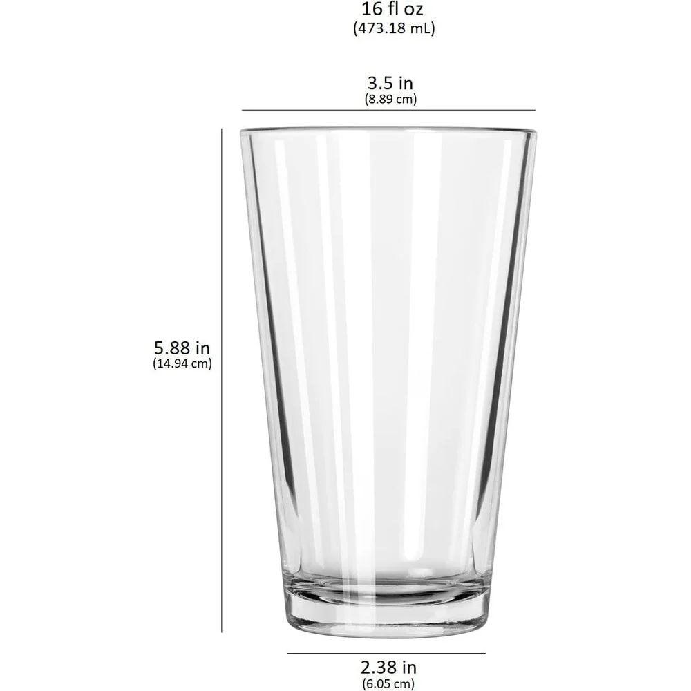 Libbey Bar Essentials Tumbler Glasses, 16-ounce, Set of 6 - Image 7