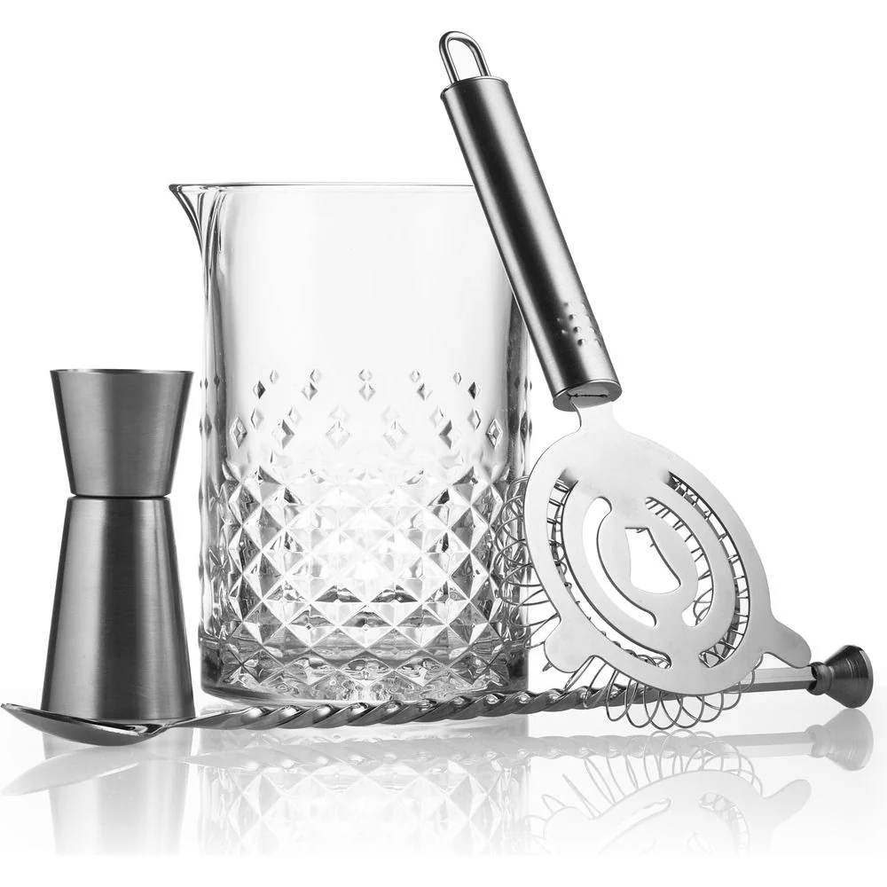 Libbey Classic Cocktail Carats 4-Piece Bar Mixing Set - Image 3