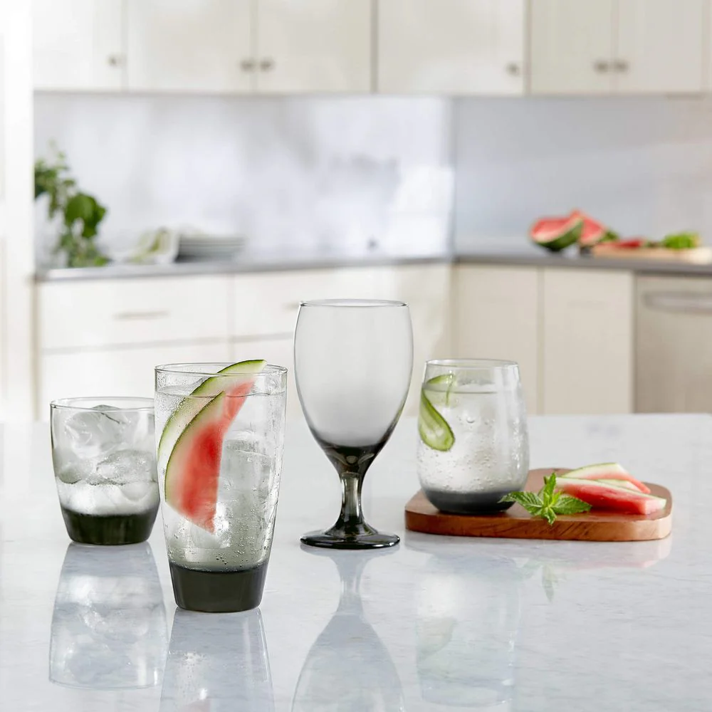 Libbey Classic Smoke Goblet Beverage Glasses, 16.25-ounce, Set of 6 - Image 4